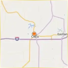Cisco College Location Map Cisco College Location Map