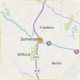 Somerset County Technology Center Location Map Somerset County Technology Center Location Map