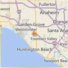 Golden West College Location Map Golden West College Location Map