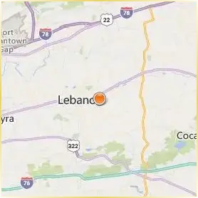 Lebanon County Area Vocational Technical School Location Map Lebanon County Area Vocational Technical School Location Map