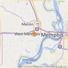 Arkansas State University Mid-South Location Map Arkansas State University Mid-South Location Map