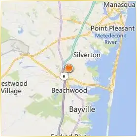 Ocean County Vocational Technical School Location Map