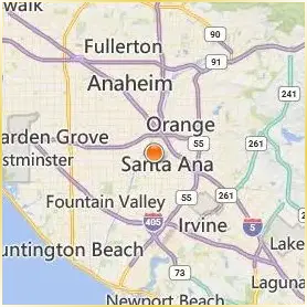 Santa Ana College Location Map Santa Ana College Location Map