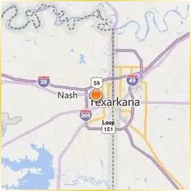 Texarkana College Location Map Texarkana College Location Map