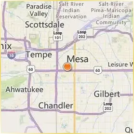 UEI College Mesa Location Map UEI College Mesa Location Map