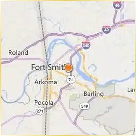 University of Arkansas Fort Smith Location Map University of Arkansas Fort Smith Location Map